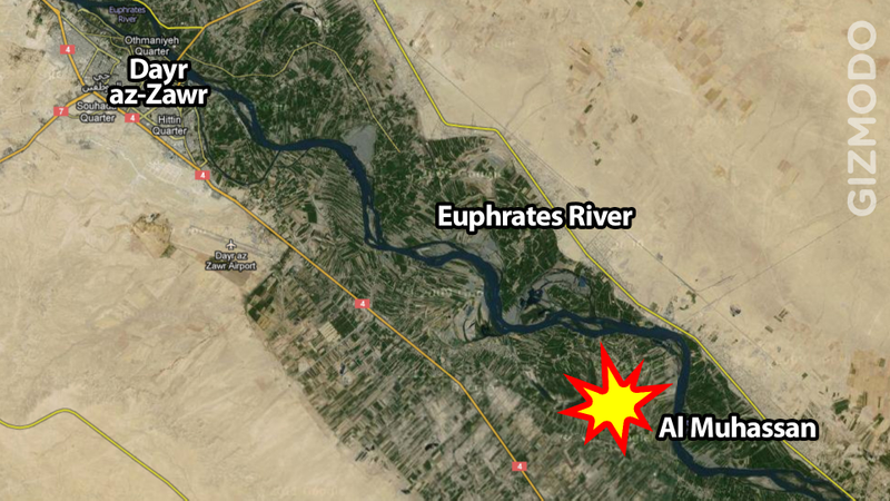 Illustration for article titled Video Shows Syrian Jet Fighter Shot Down By Rebel Forces